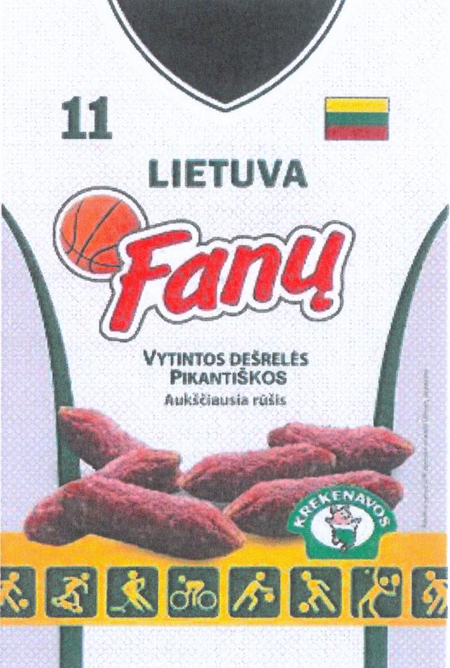 Prekės ženklas: 11 LIETUVA Fanų VYTINTOS DEŠRELĖS PIKANTIŠKOS